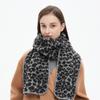Women Leopard Print Scarf Soft Warm Thick Shawl Vintage Animal Pattern Neck Wrap Fashion Winter Scarves for Coat Matching