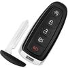 5 кнопок неразрезанный чехол для ключа для Ford Edge Escape Explorer Focus Flex Taurus Fusion Lincoln MKS MKT MKX CMX Navigator сменный автомобильный ключ с дистанционным управлением