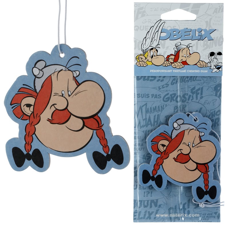 Puckator - Asterix - Obelix - Car Air Freshener - Bubble Gum
