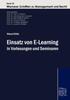 Книга Einsatz Von E-Learning In Vorlesungen Und Seminaren