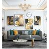 Wall Art Pictures for Living Room Modern Decor Nordic Plants Golden Leaf Canvas Painting Botanical Posters and Print Abstract