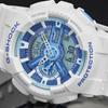 CASIO Women's Liquid Crystal/Analog Dual Display Series Blue Watch GA-110WB-7A GA-110WB-7A