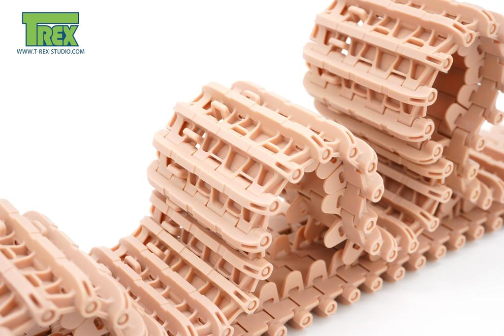 Studio WW2 German Tiger I Heavy Tank Movable Track Very Early Mirror Type Plastic Model Parts TR86022 T-Rex 1/16 (Tank)