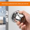 Stainless Steel Ball Door Lock for Bathroom or Restroom (Model 5831)
