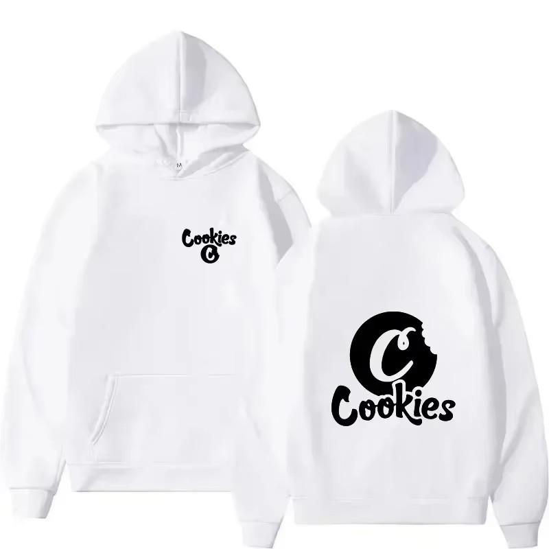 Autumn Men's Women's Hoodies Cookies Letter Printing Unisex Fashion Pullover Long Sleeves Loose Casual Vintage Sweatshirts