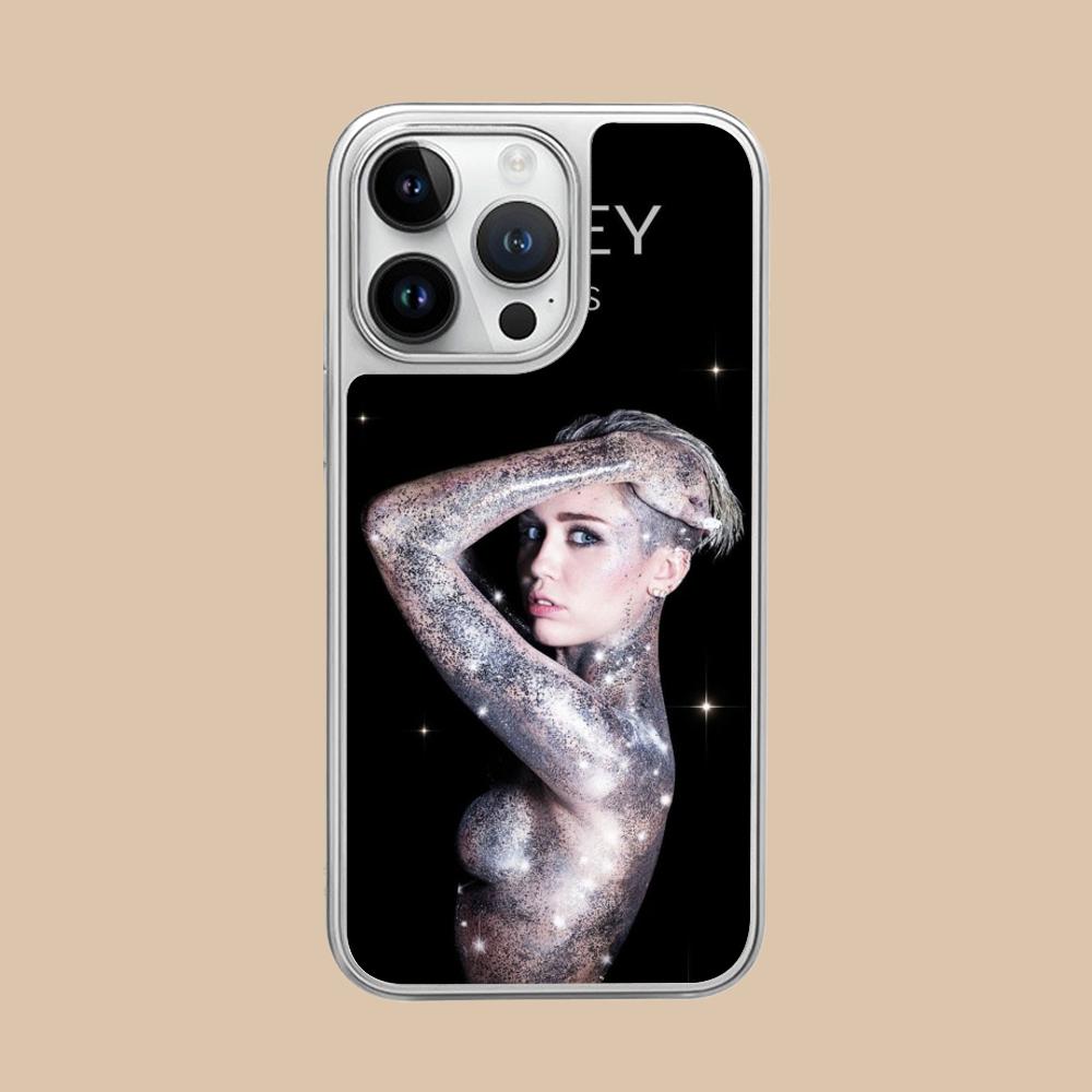 Чехол для мобильного телефона Майли Сайрус для iPhone 17 16 15 14 13 12 11 Air Pro Max Plus Серебряное покрытие Цветная обложка Роскошная Красивая обложка