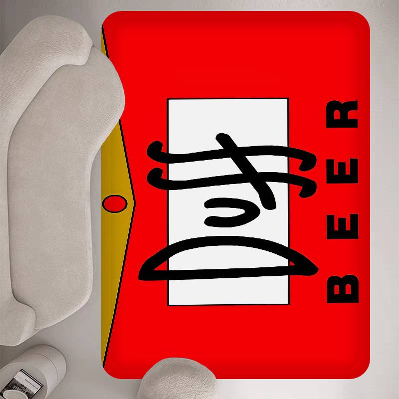 Ft D-Duffs Beer Floor Mat Non-Slip Laundry Room Mat Laundry Decor Balcony Child Living Room Household Carpets