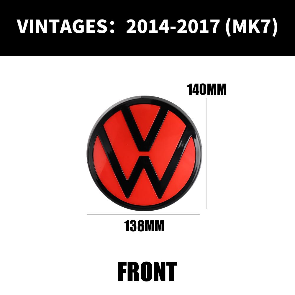 Car Front Grill Rear Trunk Emblem Lid Covers Accessories For Volkswagen VW Golf 7 MK7 2014-2017 GOLF7.5 MK7.5 2018-2020 zl2