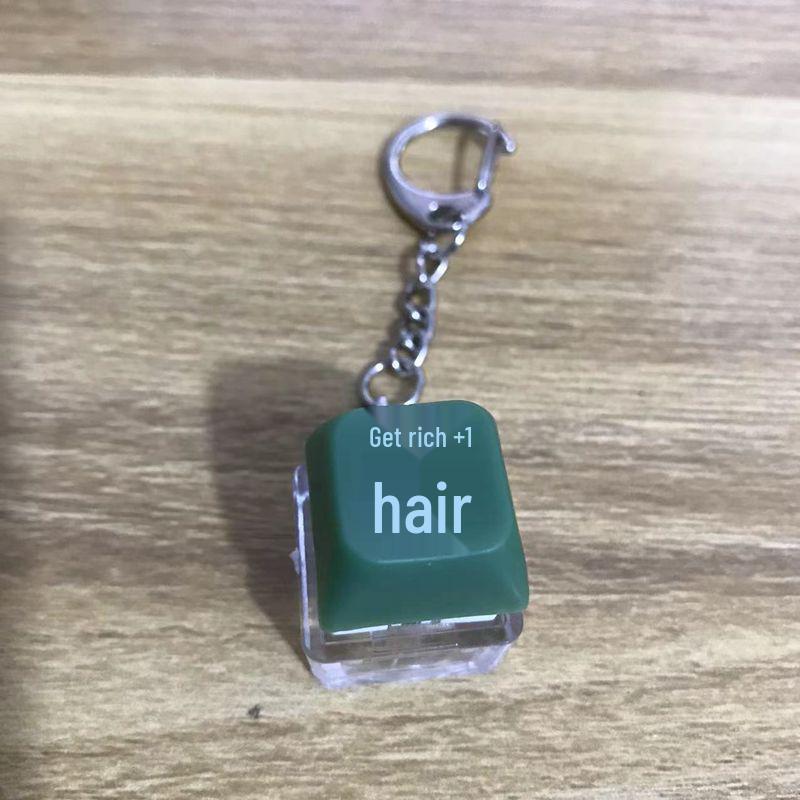 Светящийся деревянный колпачок для клавиши в виде рыбки, брелок для клавиатуры с функцией накопления заслуг и декомпрессии