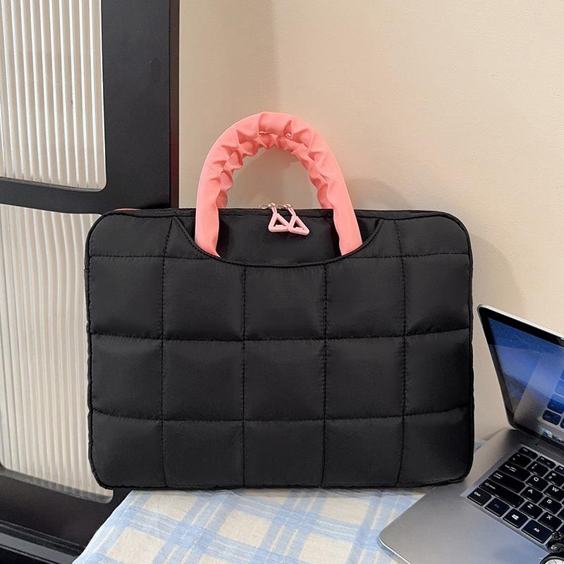 2026 new briefcase handbag men and women anti-splashing meeting documents information bag office study training bag