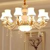 European Minimalist Crystal LED Chandelier for Living Room, Bedroom, Restaurant, or Villa Hall.
