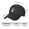 Personalized Italia Figc Baseball Cap for Unisex Women Breathable Italian Football Gift Dad Hat Outdoor