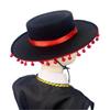 Wide Brim Mexican Hat Costumes Fuzz Ball Spanish-style Hat Mexican Sombrero Hats  Halloween