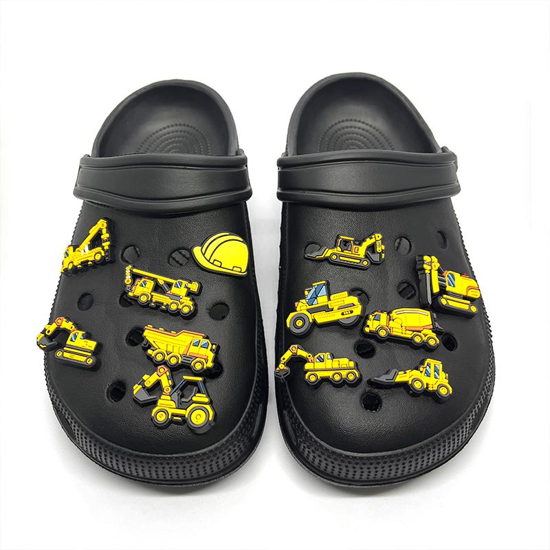 12шт экскаватор серии ПВХ обувь подвески украшения