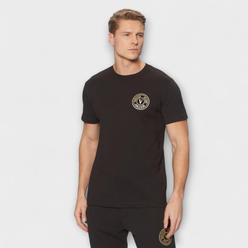 Футболка Versace Jeans Couture Черного Цвета 78GAHT00 CJ00T M-XXL