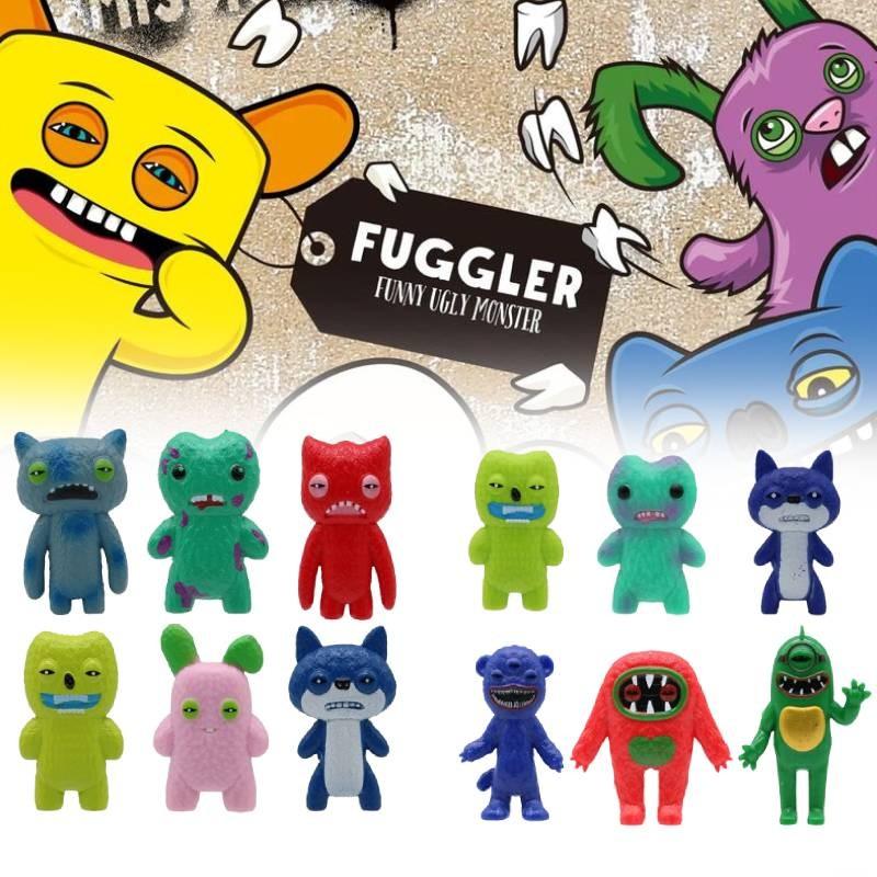 Fuggler 6pcs Action Figure Model Anime Displays Toy Cartoon Doll Gifts Kids