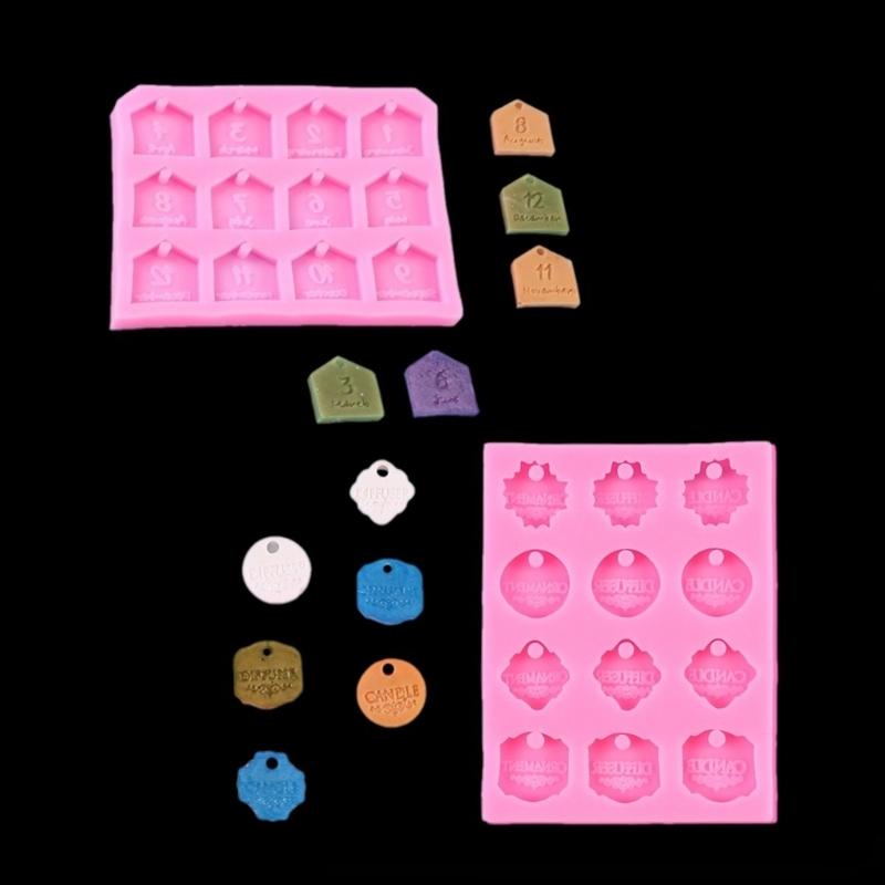 3D Форма для месяца, силиконовая, гибкая, пищевая, для глины, смолы, керамики, конфет, мастики, шоколада, мыла