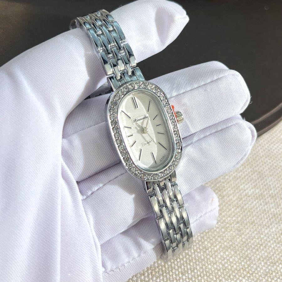 French Womens Luxury Crystal Women Bracelet Watches Fashion Diamond Ladies Quartz Watch Steel Female Party Wristwatch Elegant