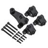 CNC Black Brass TRX4 Suspension Link Mounts Front Rear Axle Mounting Set for 1/10 RC Crawler TRX-4 Bronco Defender 8227 Upgrade