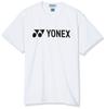 Short Sleeve Shirt UNI Dry Shirt White Japanese L To Japanese Size [Yonex] Men's (011) (equivalent L)