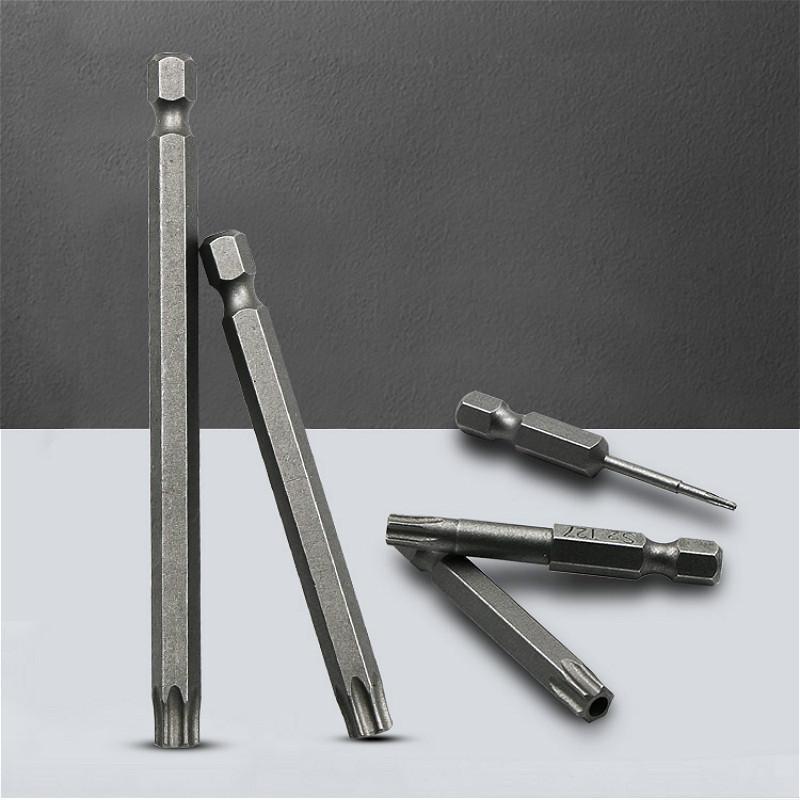 11/12 шт. Защищенный от несанкционированного доступа набор магнитных бит для дрели, отвертка с плоской головкой, шестигранный хвостовик 1/4", драйвер