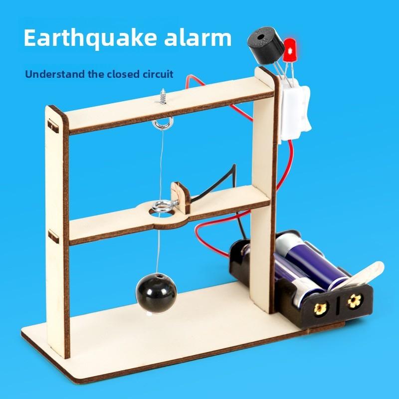 Earthquake Sensor Diy Model Science Experiment With Multimaterial Kit For Stem Education