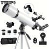 Astronomical Telescope, 80mm Aperture 600mm Telescopes for Adults Astronomy, Fully Mult
