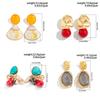 Ingemark 4 Styles Vintage Irregular Geometry Acrylic Drop Earrings Set for Women 2026 New Trend Piercing Earrings Jewelry Gift