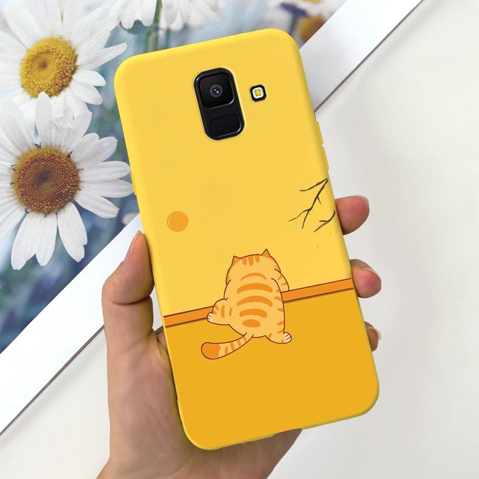 Чехол для Samsung Galaxy A6 2018 SM-A600F Милый Модный Расписной Чехол Мягкий ТПУ Чехол для Телефона Для Samsung A6 Plus A6+ 2018 A605F Бампер