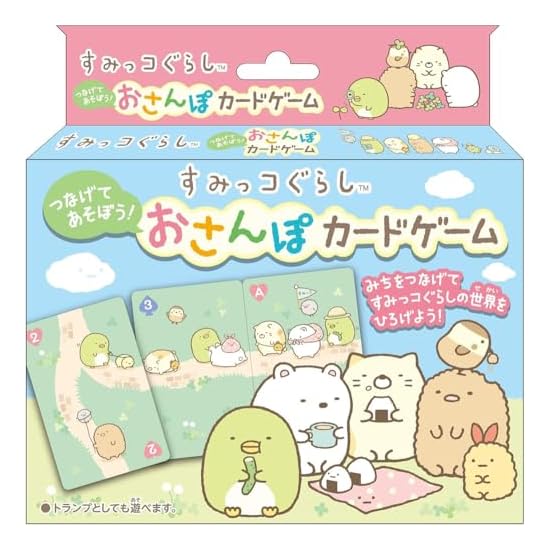 HANAYAMA Sumikko Gurashi Давайте соединять и играть! Карточная игра «Прогулка» для детей от 4 лет