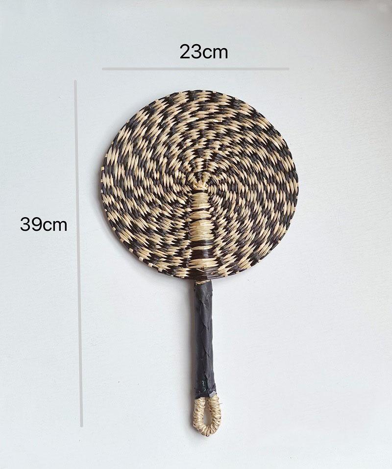 Плетеный соломенный веер, летний охлаждающий веер из травы, плетеный вручную веер, скандинавские подвесные украшения для спальни, свадебной вечеринки, домашнего декора