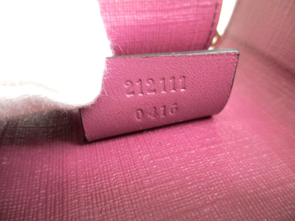 Оригинальный холст с покрытием GG GUCCI, кожа винного цвета, 6 фото, брелок #a902, восстановленный