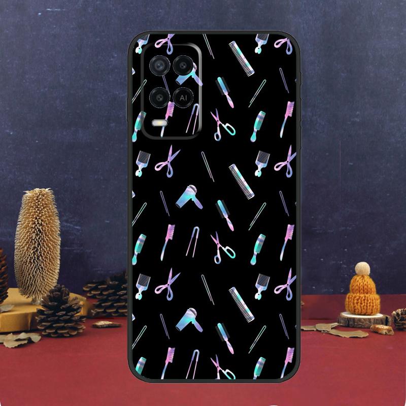 Кейс парикмахера стилиста для Oppo A94 A74 A54 A15 A17 A57 A6 A5 Pro A16 A76 A96 A40 A60 A80 A18 A38 A58 A78 A98