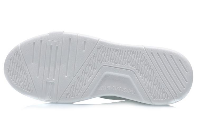 Li Ning Wave Superwave Lo Скользкие Устойчивые к истиранию Низкие Кеды для скейтборда Женские Белые AGCQ228-1