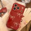 Ретро чехол для iPhone с жемчужным бантом для iPhone 16, iPhone 17 и iPhone 17 Pro Max