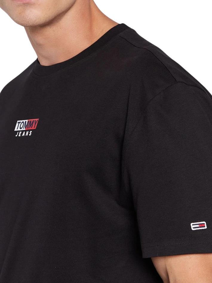 Tommy Jeans Regular Fit Men's T-shirt Black, Size L