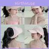 Wide Childrens Summer Brim Hat Bow Embroidery Sun Protection Cap Breathable