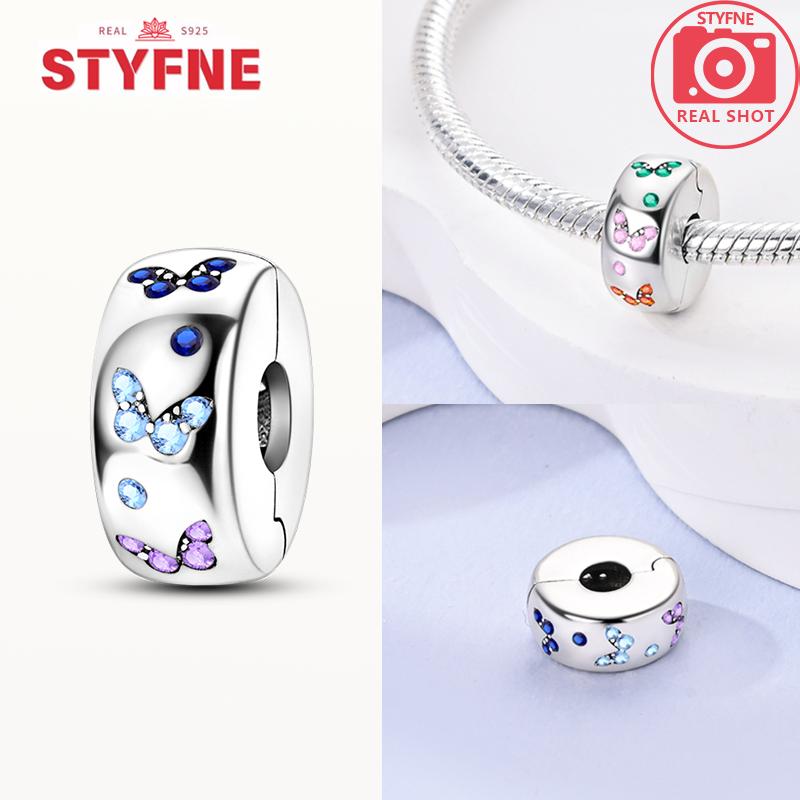 New Silver 925 Blue Dragonfly Butterfly Charms Beads Fit Bracelet for Women DIY Fine Jewelry Accessories Beads Gifts