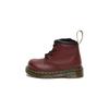 1460 Leather Round Toe Lace-Up High-Top Shoes Baby Shoes Cherry-Red 15933602