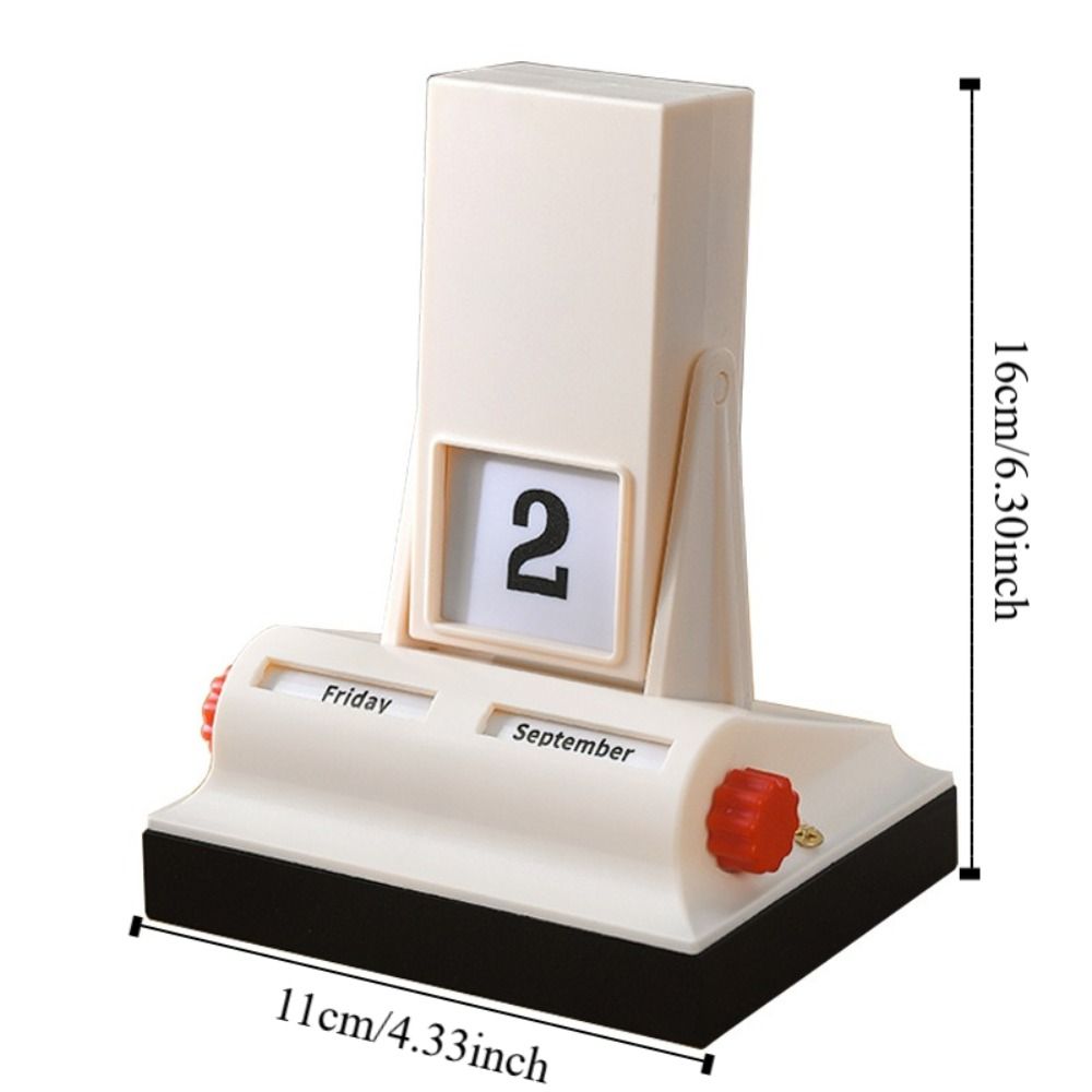 Ретро Вращающийся Календарь Свет Роскошный Вечный Календарь Креативный Настольный Календарь Отель