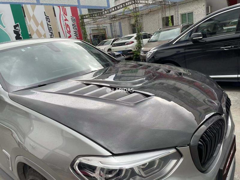 BMW F97 X3M / G01 F98 X4M G02 Carbon Fiber Hood Kit
