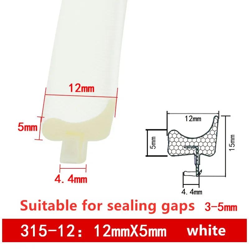 PU Foam Sound Proof Weather Draught Excluder Seal Door Window Gap Insulation V Type Strips for 8 Sizes to Choose