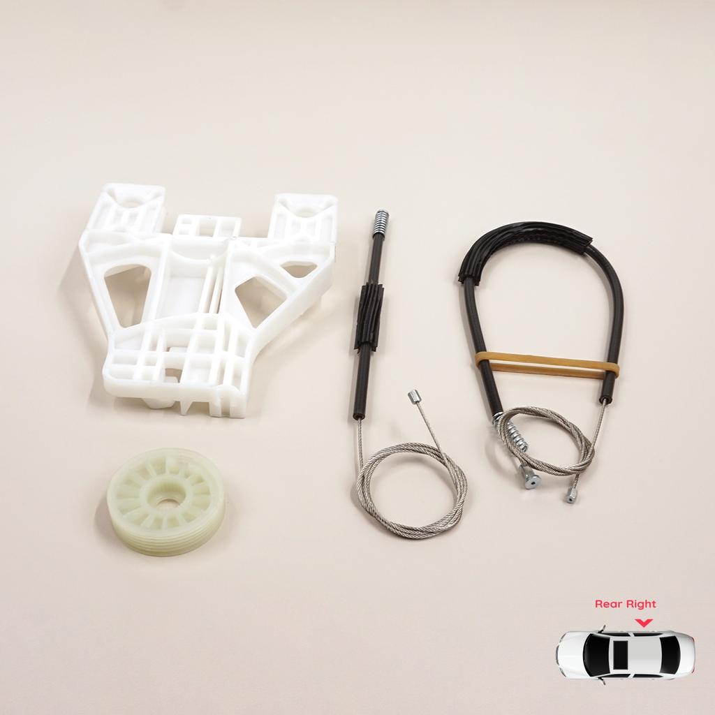 EWR5073 Window Regulator Repair Kit Rear Right for Q5 SQ5 8R 8RB 2008-2018 5-Door 8R0839462