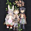 [USED] Made In Abyss T-shirt, Small XXL Size, Black, Anime Tee, Official