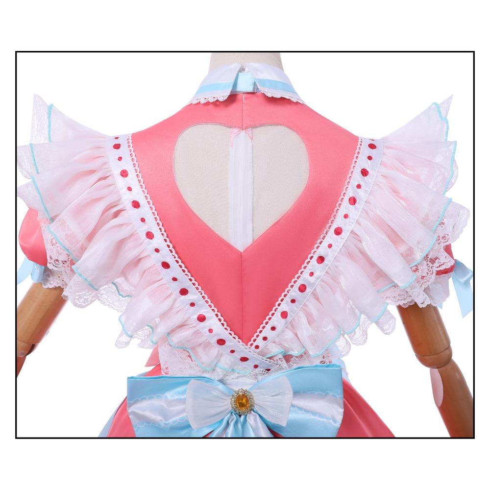 Naraka: Bladepoint Hello Kitty Hu Tao Cosplay Costume, Anime Game linkage Outfit