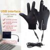 Waterproof Rechargeable Gloves Reusable Touchscreen Gloves New USB Heated Gloves  for Winter