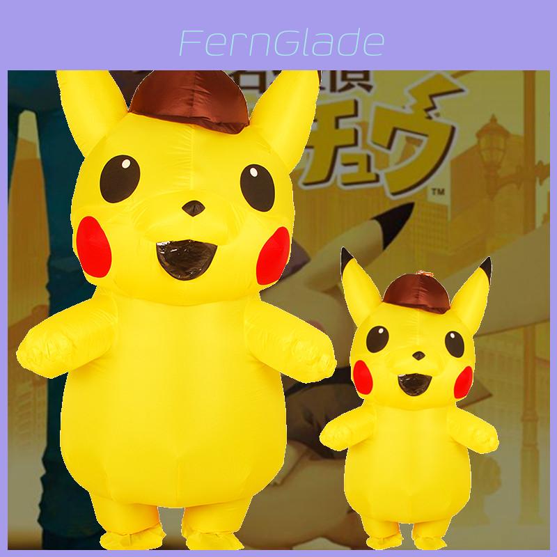 Versatile Kids Adult Mascot Detective Pikachu Inflatable Costume With Timeless Appeal For Any Occasion