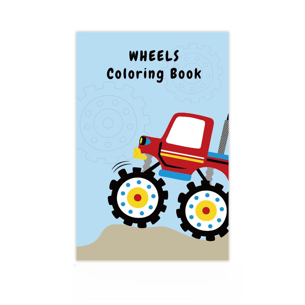 120x180mm Paper Kids Coloring Book Kit with Free Coloring Pens, Multi Holiday Animal Vehicle Theme