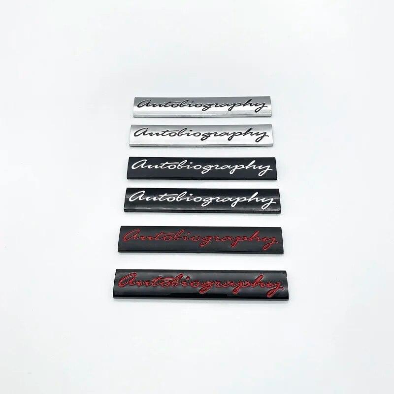 3D ABS буквы автобиография багажник издание эмблема для Land Rover автомобиль боковой значок логотип наклейка хром серебристый черный красный