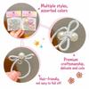 10pcs Elastic Girls Hair Band Small Size Bow Headband  For Daily Hair Decoration